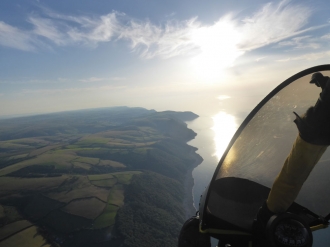 Coasting along, by Giles Fowler. “The Somerset and Devon north coastline. It was so smooth and I just floated along enjoying the view,” said Giles.