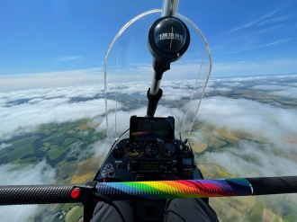 East Lothian, by Graeme Roberts. “What better way to spend a Saturday than at 4500ft, watching the haar start to burn off?” said Graeme.