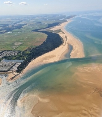 Wells, by Mike Williamson. “Was I over a tropical island or Wells-next-the-Sea? Either way, it was a great day for flying around the Norfolk coastline,” said Mike.