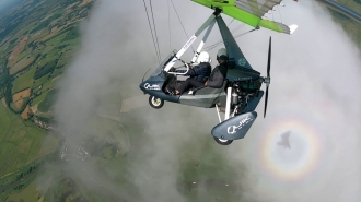 Waveney, by Gary Taylor. “Over the marina centre on the river Waveney, just outside Lowestoft, on an air experience flight from Beccles,” said Mid Anglia Microlights instructor Gary.