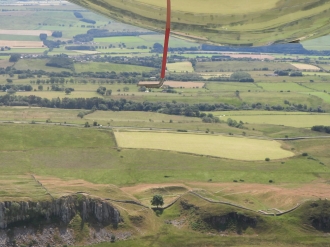 Sycamore Gap, by Geoff Martin. The Sycamore Gap Tree or Robin Hood Tree is a sycamore standing next to Hadrian’s Wall near Crag Lough in Northumberland.